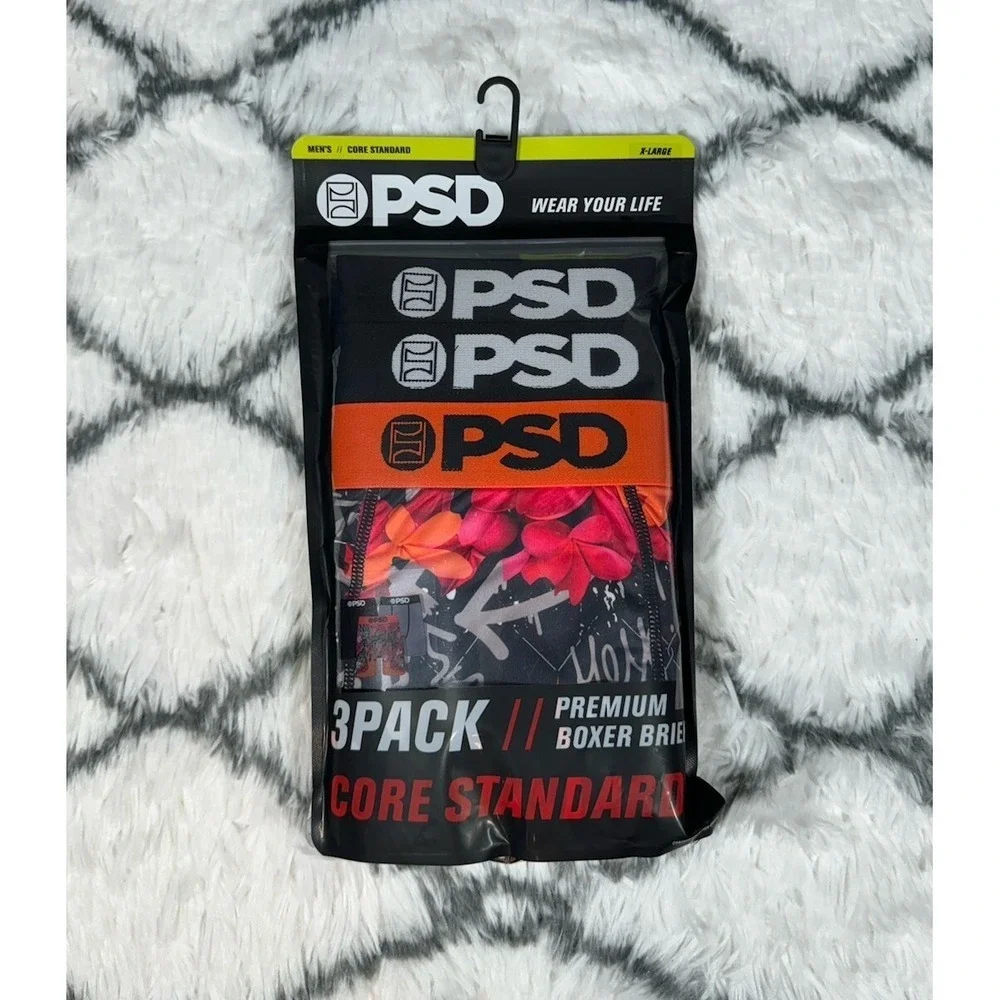 PSD Core Standard Island Heat 3 Pack Premium Boxer Briefs Sz XL (40-42) NEW $65‎
